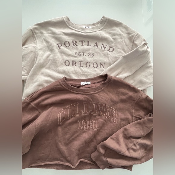 Garage Oversized Cropped Graphic Sweatshirts | Sizes Small/Medium - Picture 4 of 6